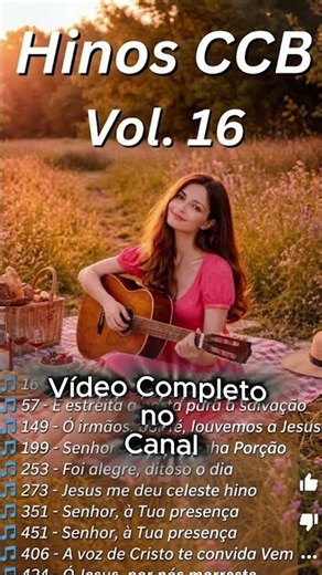 Hinos CCB - Voz Feminina Vol. 16 (Louvor e Adoração em Momentos com Deus) #hinosccb#hinosccbcantados