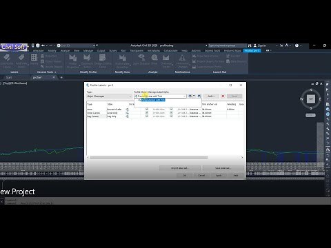 Add vertical curve label to profile Civil 3D | how to add curve details in vertical alignment