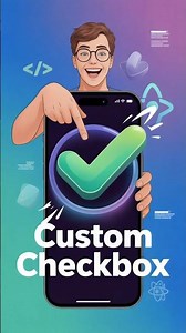 Create a Stunning Animated Custom Checkbox in React Native | Reanimated & SVG Tutorial #javascript