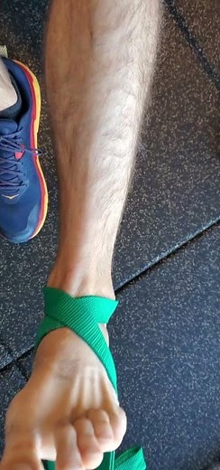 Ankle Joint Gapping Self Mobilization to Improve Ankle Dorsiflexion