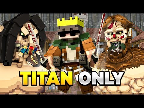 I Sneak Into a 'TITAN ONLY' Minecraft Server!