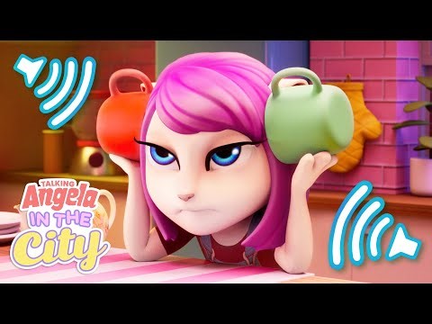 Noisy Neighbors! 🔊🙉 Talking Angela: In The City | Cartoons for Kids