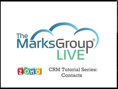 Zoho CRM Tutorial: Contacts
