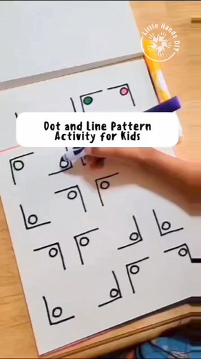 3.2K views · 28 reactions | Dot and Line Pattern Activity for Kids...