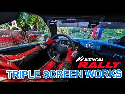 TRIPLE SCREEN CONFIRMED in Assetto Corsa Rally | RAW REACTIONS