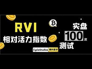 技術指標100次測試02｜交易 技術指標 相对活力指标 RVI Relative Vigor Index｜rvi 測試 加密貨幣 比特幣 BTC 實盤 結果是？🎲