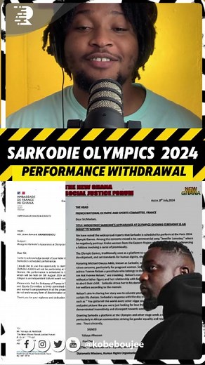 French National Olympic Committee Stands Firm: Sarkodie to Perform at Olympics 2024 Fun Zone