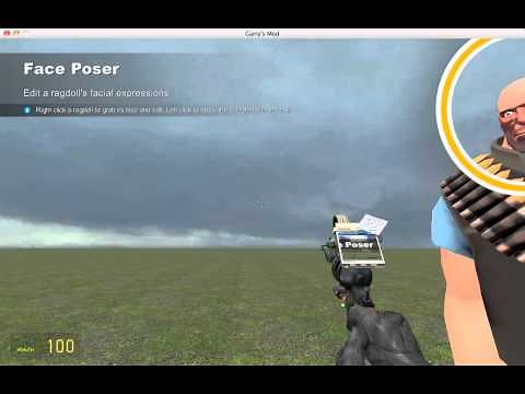 Garry's Mod Tutorial- How to Face Pose Team Fortress 2 Models