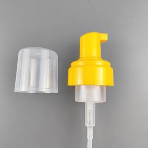 [Hot Item] Plastic Hand Dispenser Foam Pump with Cap for Shampoo Hand Cleanser