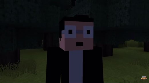 Funny Comedy Cube Sketch with Minecraft Characters