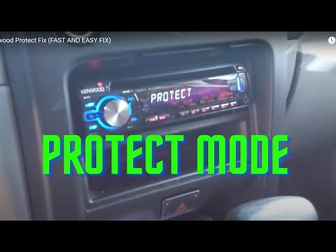 Kenwood Protect Fix (FAST AND EASY FIX)