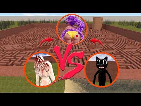 SPRUNKI LUMI LOVE VS SCP-096 VS ELLOW SPRUNKI HORROR TAPES | Garry’s Mod Epic Battle!