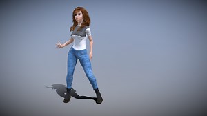 BEAUTIFUL GIRL ANIMATED - Buy Royalty Free 3D model by Bilal Creation Production (@bilalcreation)