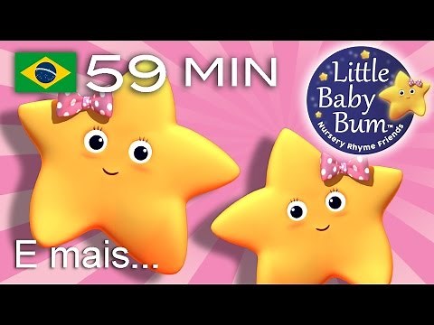 Brilha Brilha Estrelinha | Parte 2 | E muitas mais Canções de Ninar | LittleBabyBum!