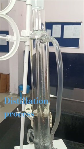 Distillation process #science #experiment #mmmut #chemistry #medicine #shorts #ytshorts #vlog #like