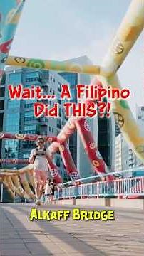 This Rainbow Bridge in Singapore Was Painted by a Filipino Artist?! 🇸🇬🎨🇵🇭 #singaporelandmark