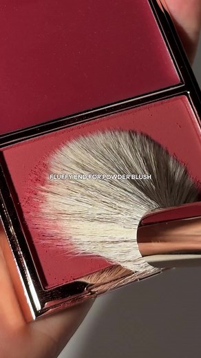 Blush brush 101 💕 How to perfectly apply our crème and powder duos with Patrick's artistry technique 🖌️