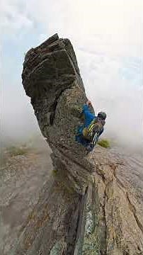 北岳バットレス フリーソロ ちょっと怖い空中散歩 #rockclimbing #freesolo #北岳 #exposure #scary