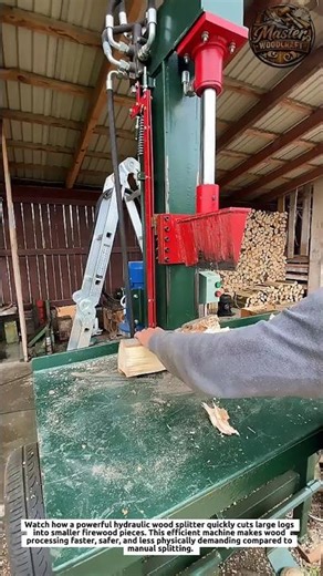 Hydraulic Wood Splitter Machine | Fast Firewood Processing Technology