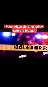 Roger Alexander arrested by police in Tobago: A pistol was seized. Around 10am on 14/9/25 police received a report of loud explosions at Storebay Beach Facility in Tobago. As the officers responded they observed a man running along Storebay Local Road and they followed him to Merchantman Avenue, where they received further information. He continued running and ran towards Storebay Beach Facility where he was held and a search of his person revealed one pistol which was recovered in his possessio
