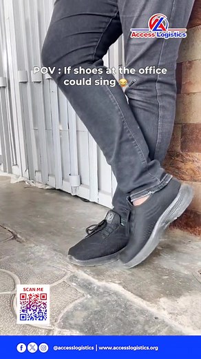 4.7K views · 140 reactions | If shoes at the office could sing藍﫴 . Transportation Service Follow us on facebook: Access Logistics Burundi Logistics Burundi - Car Sales - Access Graphics - Access Auto Spares Parts - Access Insurance Brokers - Access Transit accesslogisticsburundi TikTok: @accesslogisticsbdi instagram: accesslogisticsburundi www.accesslogistics.org . | Access Logistics Burundi | Facebook