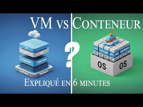 VM vs container explique en six minutes