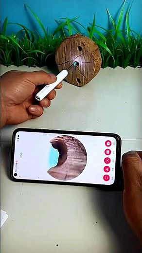 Wireless Visual Earpick Wifi EarWax Removal Tool 🌐 #tools #earwax #wirelessearwax #wihatools #shorts