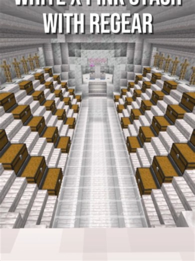 White x Pink Stash With Regear Minecraft Schematic