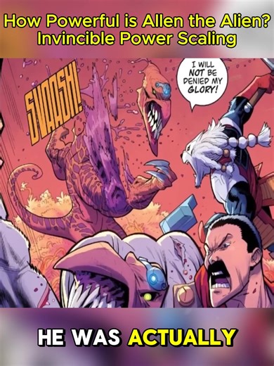 How Powerful is Allen the Alien Invincible Power Scaling_03 #Invincible #AllenTheAlien #PowerScaling #ComicLore #superheroanalysis