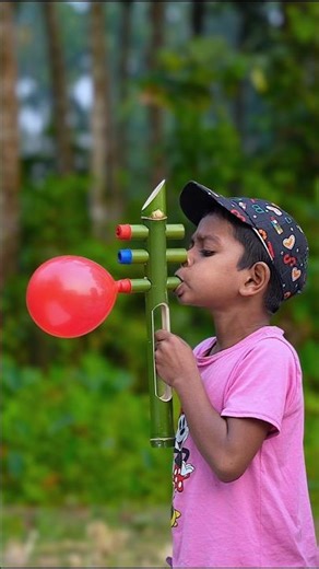 Bamboo Creations with Three Balloons Toys #craft #diy #bamboo