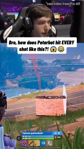 Bro, how does Peterbot hit EVERY shot like this?! 😱😂