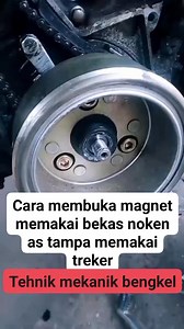 Ide mekanik membuka magnet tampa memakai treker #reels #bengkel #mekanik #jangkauan | Angga Putra