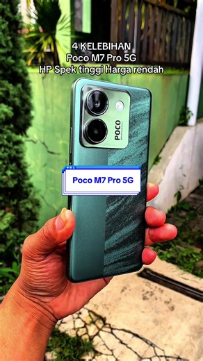 Poco M7 Pro 5G — Rekomendasi HP 3 Jutaan dengan Spek Tinggi