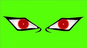 Download Angry eyes green screen cartoon animation with lightning effect. Perfect for advertising, cartoons, social media, emoticons, gifs, presentations