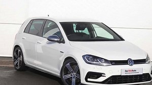 Get 2 2 2 2 when financed through VW Financial Services Solutions PCP. Includes: • 2 Year Unlimited Mileage VW Warranty* • £99 Reservation Fee. No Quibble Return • 2 Year Roadside Assistance* • 2 Year MOT Insurance Cover* • 2 Years Servicing* • 8.4 % APR *Free Services offer only with Solutions Personal Contract Plan. 8.4% APR representative. Finance subject to status. 18s and over. T&C apply. Volkswagen Financial Services. Offer ends 29/07/2020 2019 Golf R MK7.5 300PS 7 Speed DSG 5 Door SR19LKM