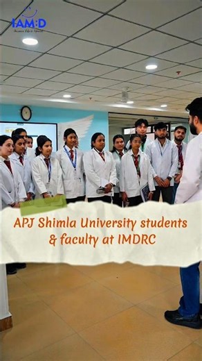 APJ Shimla University students & faculty at IMDRC || —Manav mandir solan