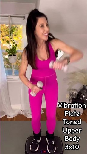 Vibration Plate Toned Upper Body #vibrationplateworkout #vibrationplateexercises #tone