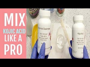 Skin Lightening/Hyperpigmentation Treatment - How To Mix Kojic Acid Powder Into Any Lotion