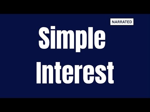 Simple Interest Explained (The Basics) | Narrated | Percentages Explained