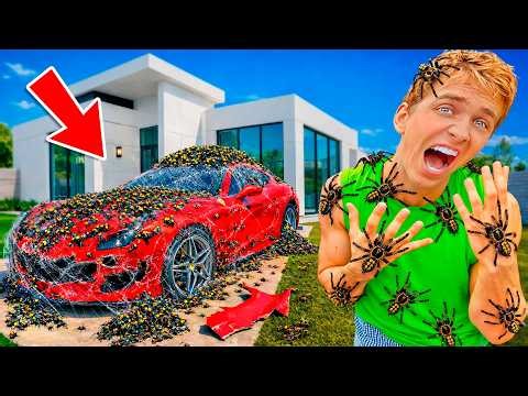 My New Ferrari is INFESTED with Deadly Spiders!