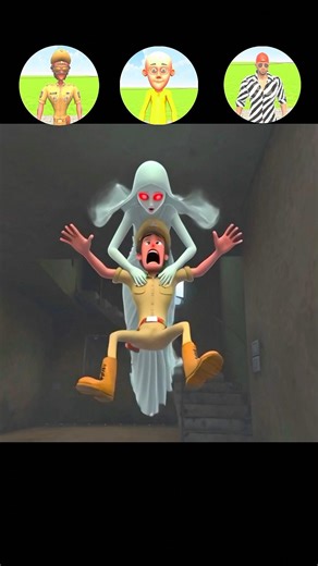 Ghost House Escape Challenge 😱 In Indian Theft Auto Simulator All Character 💥 #shorts #gaming #viral