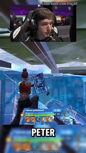 Bro, how does Peterbot hit EVERY shot like this?! 😱😂 #peterbot #fortnite