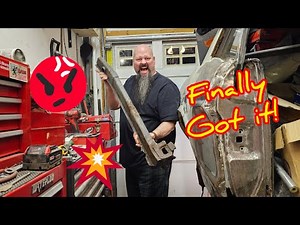 Dreadful Mustang rear frame rail removal