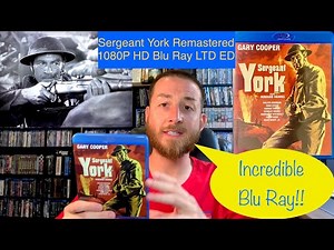 Sergeant York Limited Edition Remastered 1080P HD Blu Ray Review, Gary Cooper, Howard Hawks