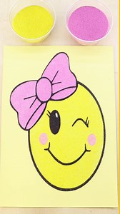 12K views · 255 reactions | Sand Painting Smiley Face #sandpainting #fastasmr #sandart #asmr #asmrvideo #oddlysatisfying #coloring #mimosandarts #sandasmr | Mimo Sand Arts | Facebook