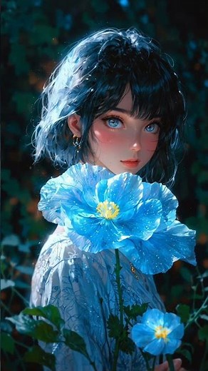 صور بنات انمي فخمة باللون الازرق💙✨☄️ #ازرق#انمي#صور#بنات#