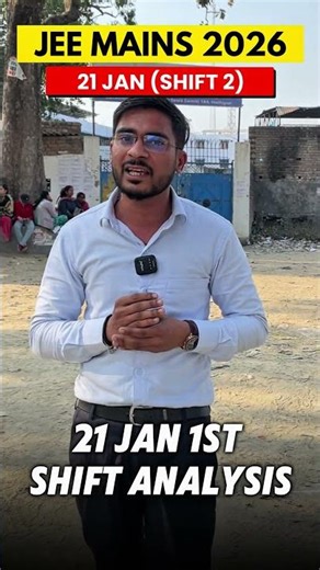 JEE Main 21 Jan Shift 1 Analysis: Maths Tough Again? 😱 Expected Cutoff & Safe Score
