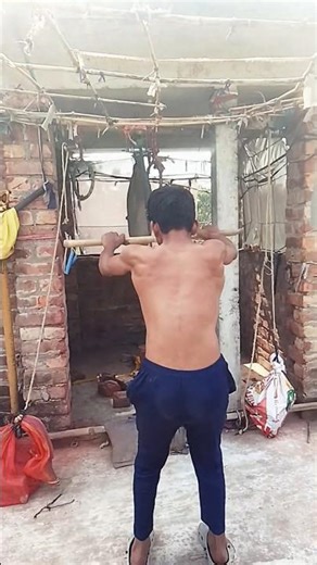 V Shape Back Workout | Home Training☝️💪#sports #shortsfitness #viralshort #motivation