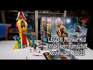 Review LEGO Entdeckerraumschiff (Monkie Kid Set 80035)