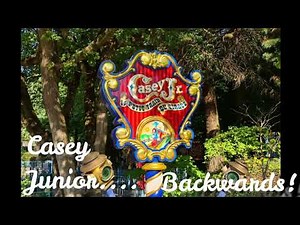 Casey Junior BACKWARDS | Disneyland Paris